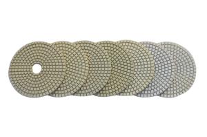 Quality 7 - Step Dry Flexible Diamond Polishing Pads With Good Flexibility wholesale