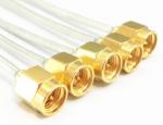 Copper Connector Male RF Cable Assemblies SMA 50 Ohm Gold Plated