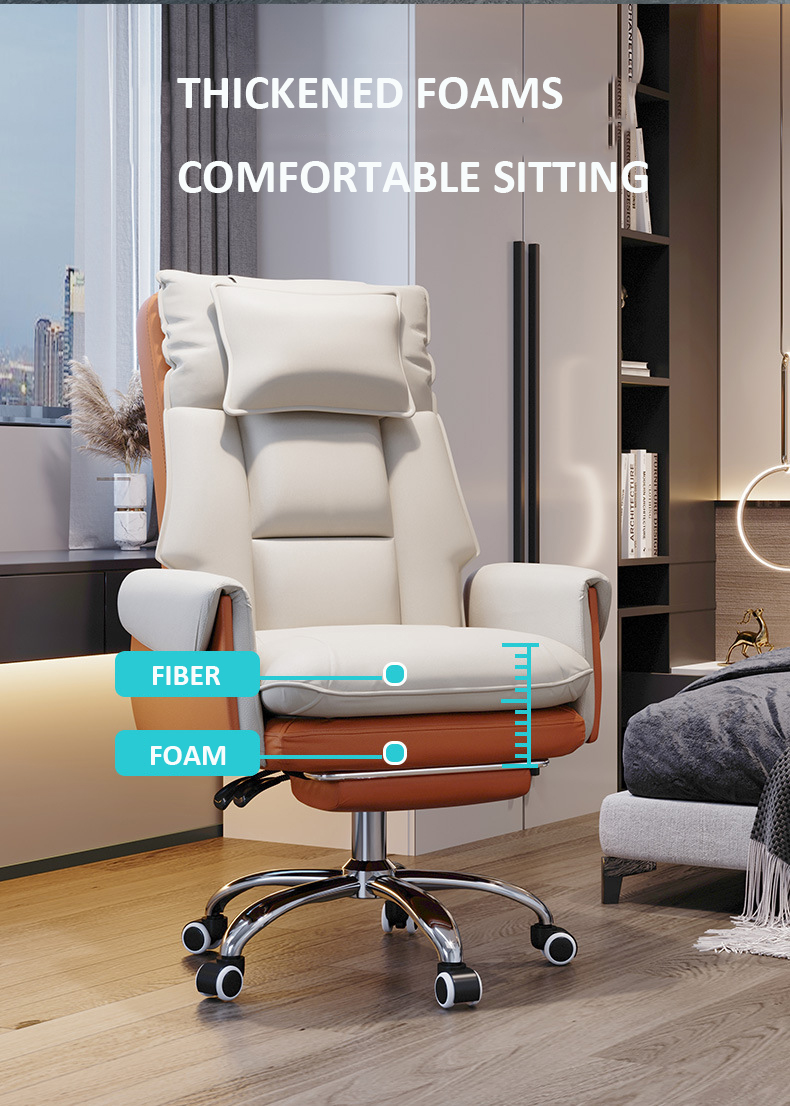 Other Metal Type Fabric Cover Design Lift Swivel Recliner Leisure PC Chair for Home Office
