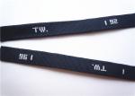 Heat cut Clothing Label Tags woven for back neck label with customized logo