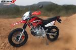 200cc 2.5l Electric Dual Sport Bike Shock Absorber Deep Teeth Motor