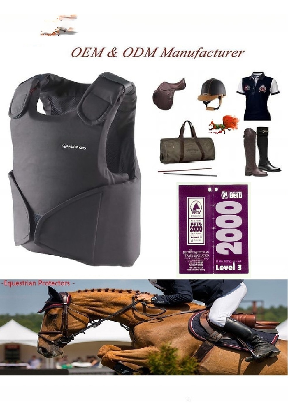 Experience the Ultimate Protection with Our Professional EVA Padded Equestrian Vest