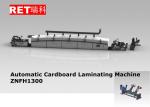 Flute Cardboard Laminating Machine For Hologram / Golden / Silvery Cardboard