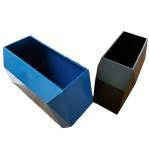 Special shape painting galvanized steel flower planters pots