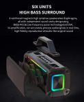 Frequency Response 45Hz-20KHz Portable Wireless Karaoke Speaker for Outdoor