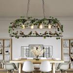 Creative Vintage Plant Pendant Lights Bird Cage Industrial Pendant Lamp(WH-VP