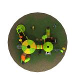 Customized Children Outdoor Playground Slide Amusement Park Games Anti-skid