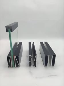 Quality Durable Powder-Coated Aluminum Glass Fence With Safety Lock System wholesale