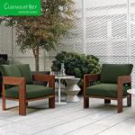 Waterproof Upholstery Cushion Garden Sofa Set for Outdoor Leisure and Relaxation