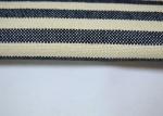 Anti - Static harmless black and white striped fabric Tear - Resistant