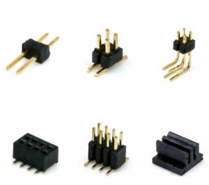 Quality 1mm Pitch Pin Header Male Female PCB Connector PA6T UL 94-V0 wholesale