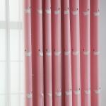 Linen Blackout White Curtain Sheer Fabric 52*84inch 100% Polyester