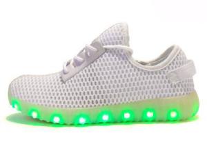 Quality Party Rechargeable LED Sneakers Color Changing Size Range 25 - 37 For Kid wholesale