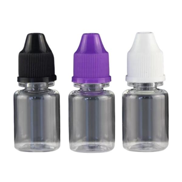 Cosmetic Plastic Bottle 5ml 10ml 20ml 30ml 50ml 60ml 120ml Clear PET Bottle with