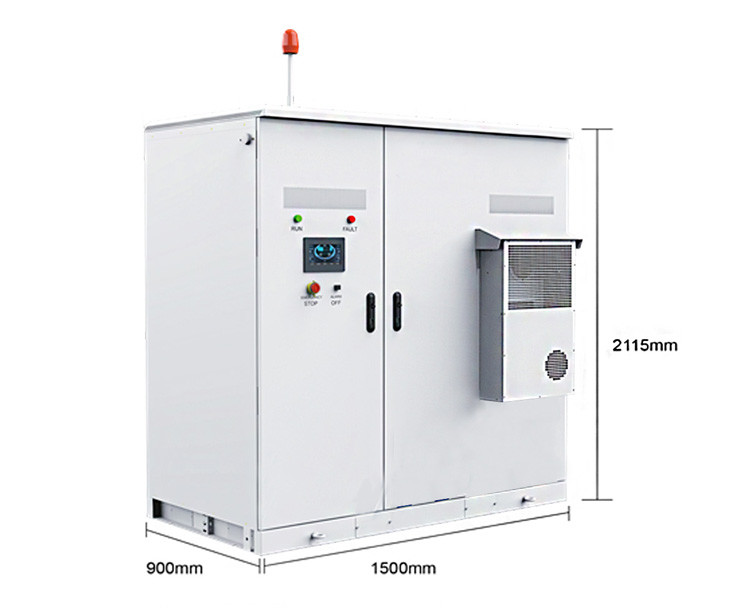 All In One Outdoor Energy Storage Cabinet 60kw 124.8kwh Lithium Ion Phosphate Battery