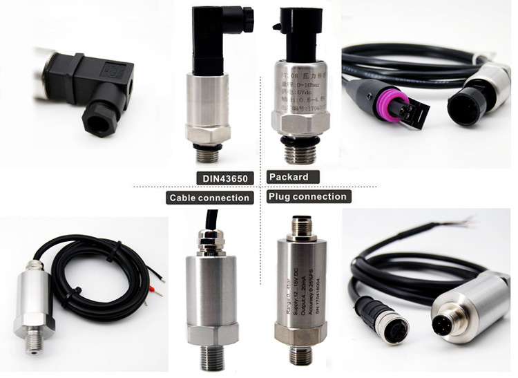 Stainless Steel High Temperature Pressure Gauge , High Temperature Humidity Sensor