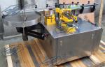 Round Glass Jar Automatic Labeling Machine High Speed Wet Glue