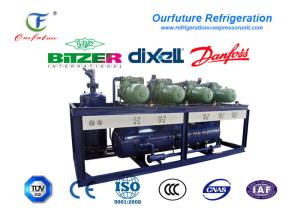 Quality R404a Brand Screw Type Parallel Compressor Racks For Chemical Cold Room wholesale