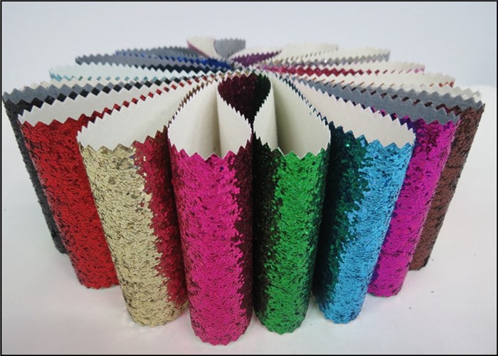 Textured Non - Woven Glitter Effect Wallpaper With Chunky Mix Glitter Powder