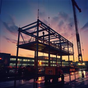 Quality Steel Portal Frames for Eco-Friendly 2-Story Steel Structure Houses | Sustainable Living Solutions wholesale