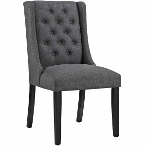 Quality Kitchen Fabric Covered Dining Chairs , Fabric Parsons Chair Tufted Upholstered wholesale