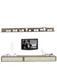 Unique modern style TV stand, TV table, TV cabinet with showcase for living room