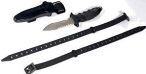 Quality Length 18cm Titanium Alloy Diving Knife Anti Corrosion Portable wholesale