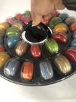 1mm PET One Dozen Macaron Gift Boxes Clamshell Plastic Cookie Tray Packaging