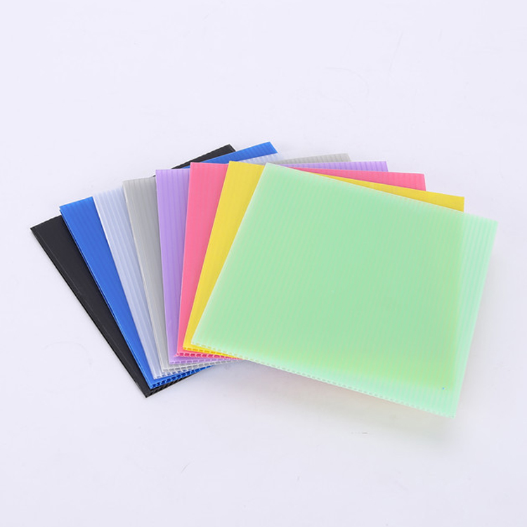 12mm Thick Eco Fluted Polypropylene Sheet Plastic Hollow Board