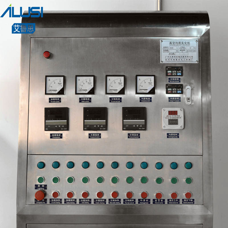 High Shear Dispersing Cosmetic Ointment Vacuum Emulsifier Homogenizer Mixer