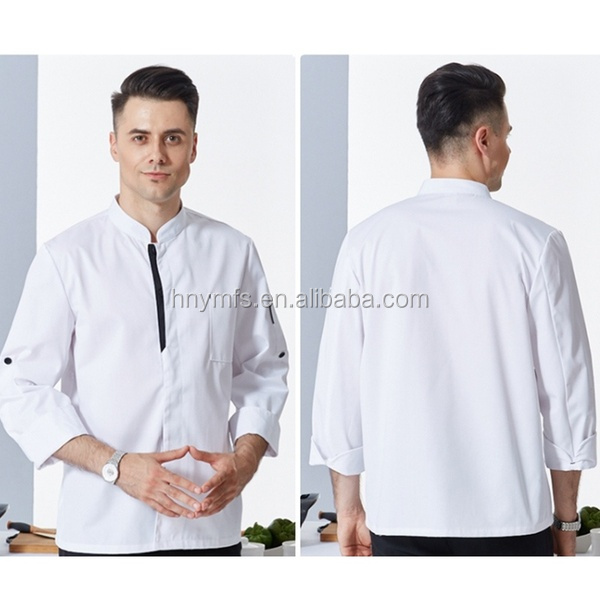 Top Quality Classic Design Short And Long Sleeve Cotton Chef Coat uniform