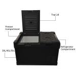 Tesla Accessories 55 Liters Armrest Car Fridge Special Design 12v Refrigerator