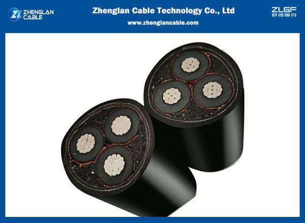 6.35/11kv Tripolar Aluminium Armored Cable 3x70mm2 IEC60502-2 Armoured Power