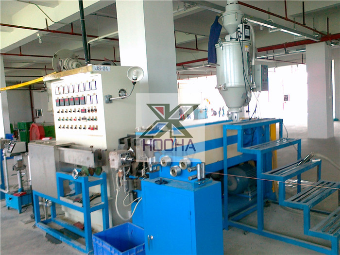 Cable Making Machine 70+40 Jacket Sheat Extrusion Line PE PVC Electric Cable Extrusion Machine Power Cable Extruder