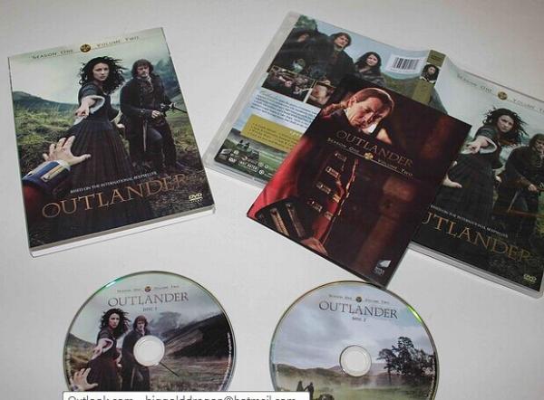 Hot sale tv-series dvd boxset 2DVD 120g Outlander season two new Video Region