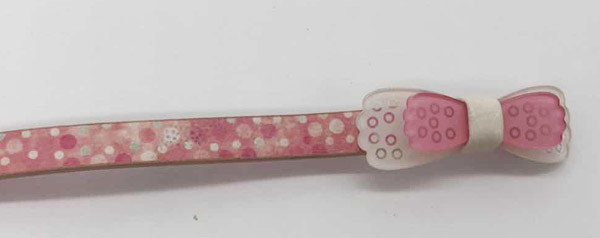Fashion Plastic Bowknot Childrens Leather Belts Custom Logo 95 - 100cm Length