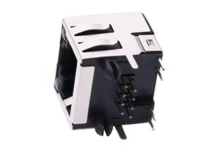 Quality Single Port EMI Finger Rj45 Female Connector E5J88-14LJP2-L wholesale