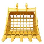 5 Tonne Mini Excavator Skeleton Bucket Sieve Bucket Excavator For Sorting Debris