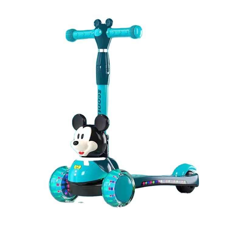 Foldable Non-Slip Pedal Wide Wheel Ride On Scooter Car for Children Convenient and Fun