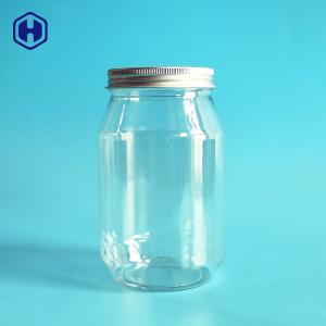 Quality Airtight 630ML 31OZ 70mm Plastic Mason Jar Jam Packaging wholesale