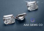 5 Carat / 3 Carat Classic White Moissanite , Emerald Cut Moissanite