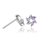 High Quality In Stock fashion zircon platinum plated allergy Personality drill