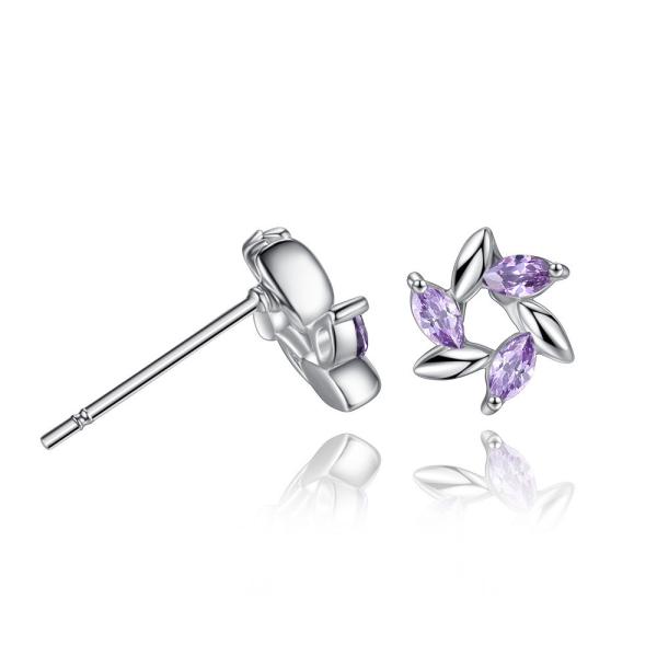 Maverick Wholesale 12 Pairs CZ crystal Windmill Earrings Fashion Hypoallergenic