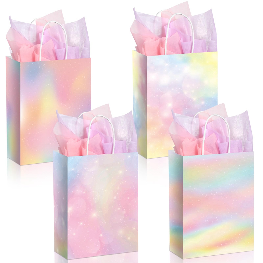 CMYK 4 Color Offset Printing Tote Boutique Gift Carry Paper Shopping Bag Reasonable