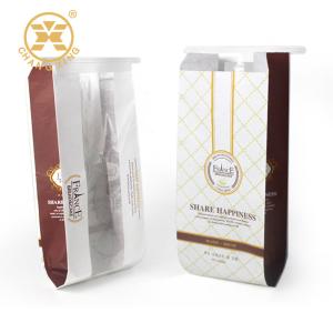 Quality OEM Printing Logo Resealable Paper Bags With Window wholesale