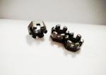 Coarse Thread Hexagon Slotted Nut , M12 Castle Nut Untreated Finishing