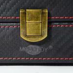 Keyless Leather Storage Box Carbon Fiber Material Privacy Protection
