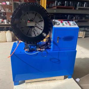 Quality Hydraulic 3 Inch and 4 inch Industrial Braided Hose Crimping Machine 3kw Compact Structure wholesale