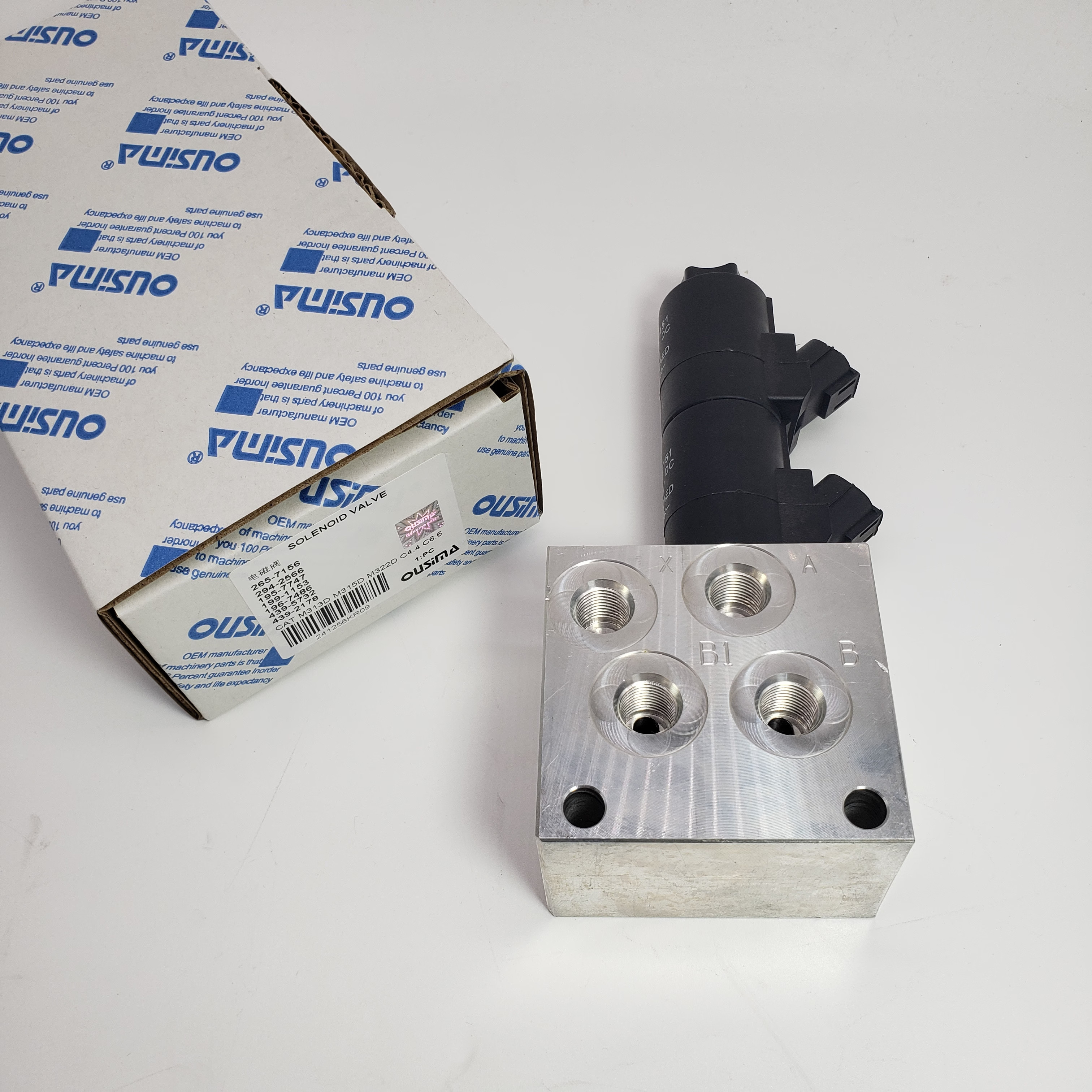 Solenoid Valve 265-7156 294-2566 195-7747 199-1153 196-7486 439-5732 439-2178 For CAT M313D M322D