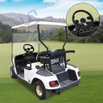 Golf Cart GT Rally Black Steering Wheel with Polyurethane Grip
